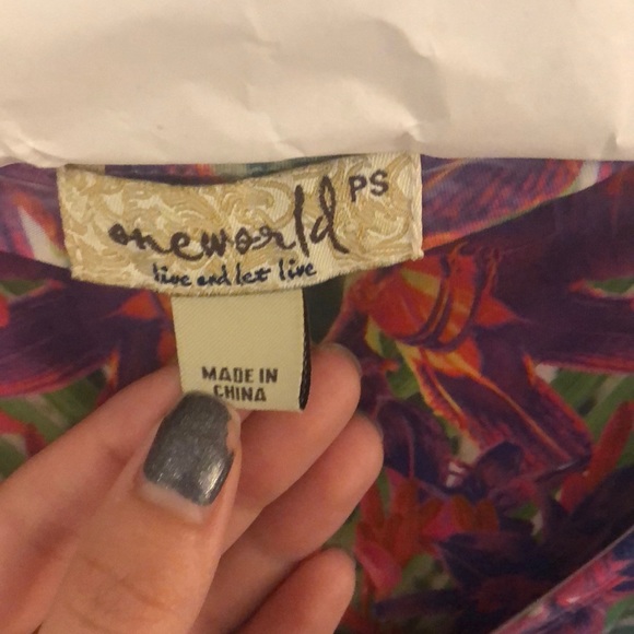 LAST CALL EXPIRES 12/21 Tropical floral sublimation tank top - Picture 4 of 5